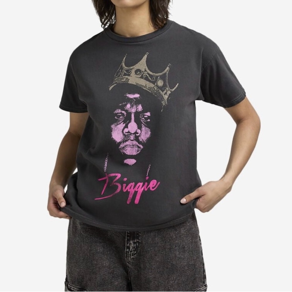 Women's The Notorious B.I.G. World Tour '95 Tees - Gray - Sizes Vary